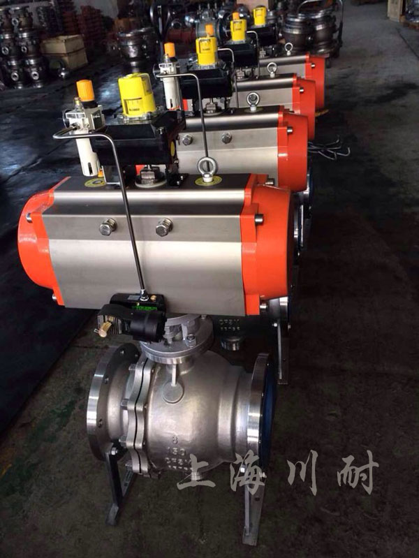 氣動球閥實(shí)物圖