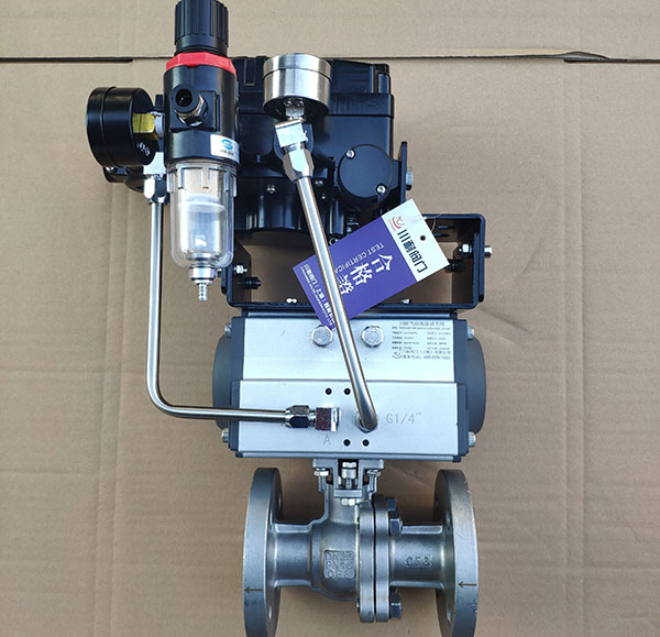 氣動球閥-調(diào)節(jié)型-不銹鋼-DN25-川耐